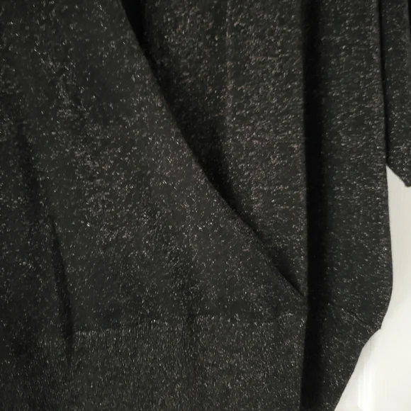 Dressy Plus Size Blouse. Black With Bronze Shimmer In It - Picture 2 of 8